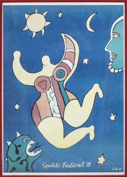 妮基·德·圣法尔（1930-2002）作品，取材自
“Spolito Festival 98”
彩色