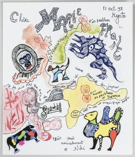 Niki de SAINT PHALLE (1930–2002)
Eigenhändiger Bri