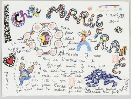 Niki de SAINT PHALLE (1930–2002)
Eigenhändiger Bri
