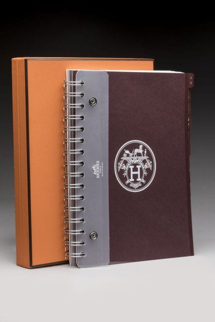 HERMES. NOTIZBUCH mit Spiralbindung.