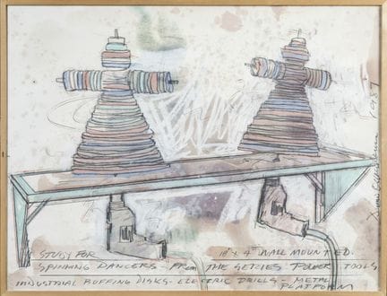 Dennis OPPENHEIM (1938–2011)
„Study for spinning d