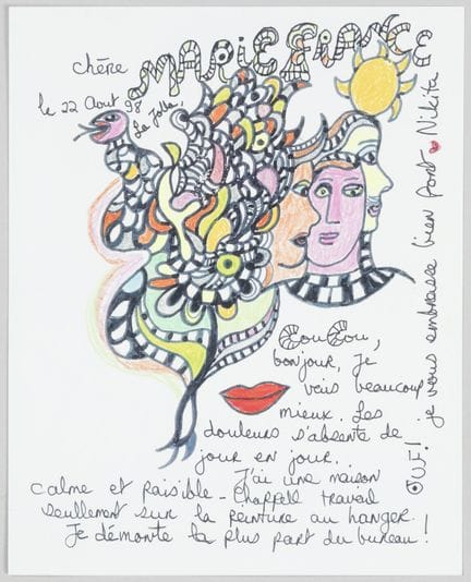Niki de SAINT PHALLE (1930–2202)
Eigenhändiger Bri