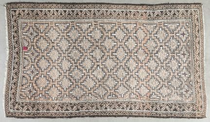 Teppich aus Baumwollkette und -schuss, Wollflor mi