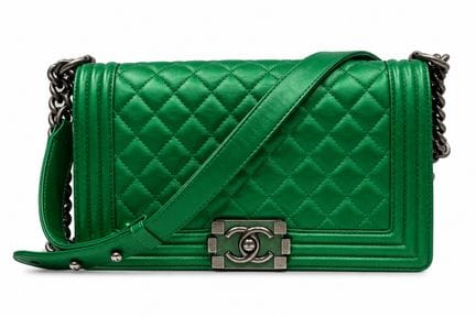 CHANEL - SAC à main modèle "Boy" petit modèle en c