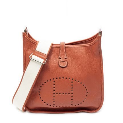 HERMÈS - SAC à main porté épaule, modèle "Evelyne 