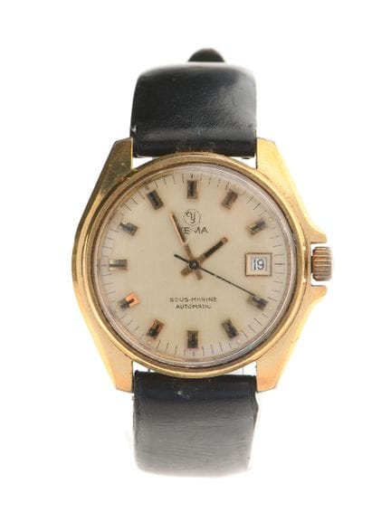 YEMA - MONTRE bracelet modèle "Sous marine" en mét