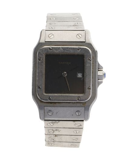 CARTIER - MONTRE bracelet modèle "Santos Carrée Gh