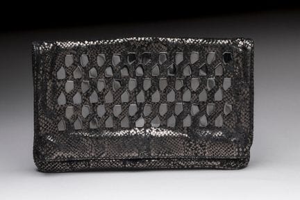 Diane Von Furstenberg - POCHETTE en cuir et métal 