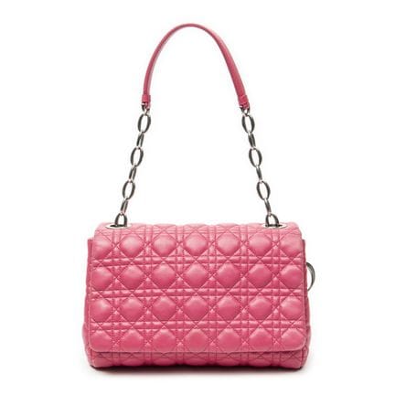 DIOR - SAC à main porté épaule, modèle "Cannage Fl