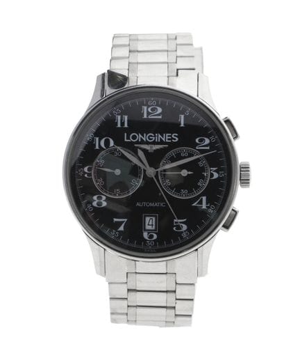 LONGINES - MONTRE bracelet acier, boitier rond, ca