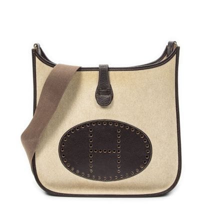 HERMÈS - SAC à main porté épaule, modèle "Evelyne 
