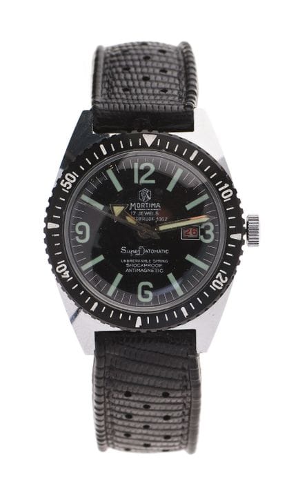 MORTIMA - MONTRE bracelet d'homme en acier, modèle
