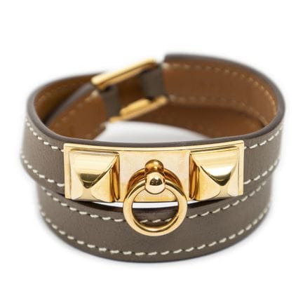 HERMÈS – ARMBAND, Modell „Rivale Double Tour“, Grö