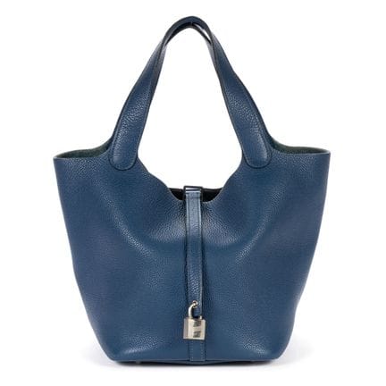 HERMÈS - SAC à main, modèle "Picotin" 22, en cuir 