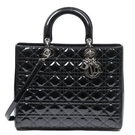 DIOR - SAC à main, modèle "Large Lady Dior Zip", e