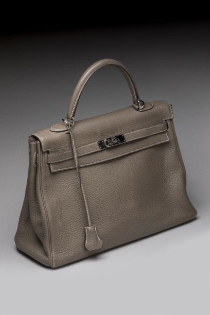HERMÈS - Sac "Kelly retourné" 35 cm  en veau togo 