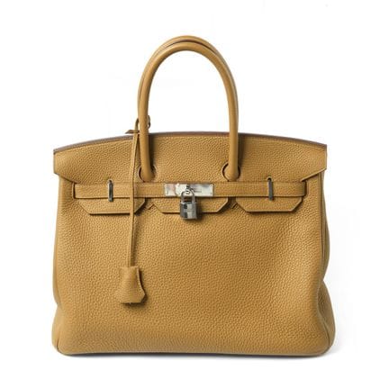 HERMÈS - SAC à main modèle "Birkin" 35, en cuir to