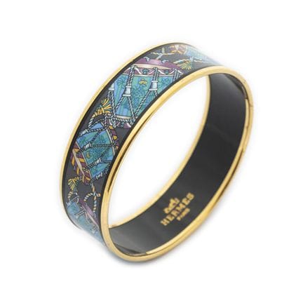 HERMÈS – Armreif, Herrenmodell, aus vergoldetem Me