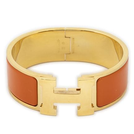 HERMÈS - BRACELET  jonc articulé, modèle "Clic cla