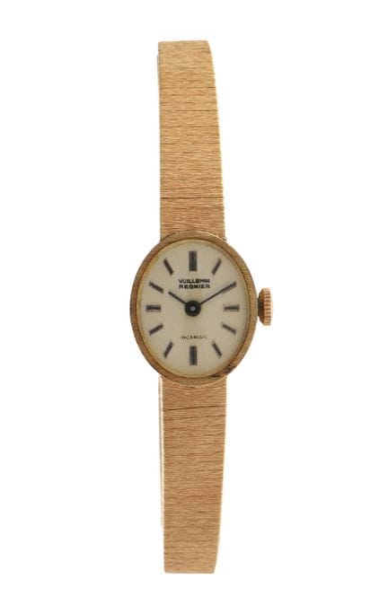 VILMIN-REGNIER - MONTRE de dame en or avec bracele