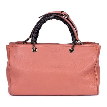 GUCCI - SAC à main modèle "Bamboo Tote" en cuir de