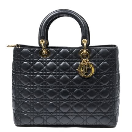 DIOR - SAC à main, modèle "Large Lady Dior Zip", e