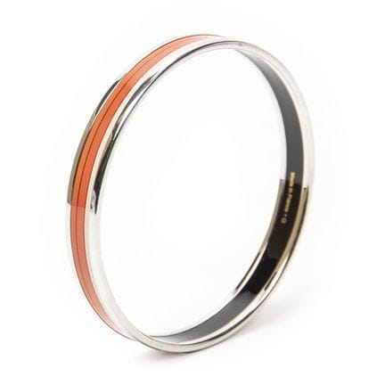 HERMÈS - BRACELET jonc, PM, en métal émaillé, exté