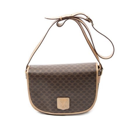 CELINE – Handtasche Modell „Flap Crossbody“ aus br