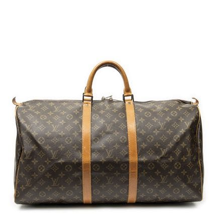 LOUIS VUITTON - SAC de voyage, modèle "Keepall 55"