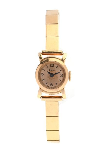 EGINE - MONTRE bracelet de dame en or jaune 750 °/