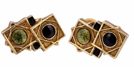 Natalia DUMITRESCO - Paire de BOUCLES d'OREILLES m
