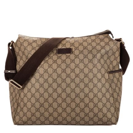 GUCCI - SAC à main porté épaule, modèle "Web Large