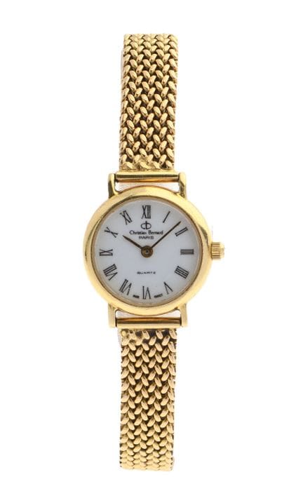 Christian BERNARD. MONTRE bracelet de dame en or j