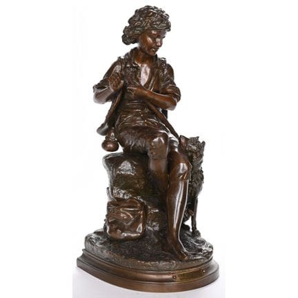 AIZELIN Eugène Antoine. (1821-1902). «Il giovane p