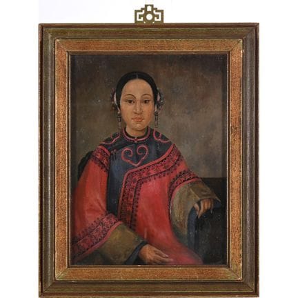 HUANG Dashen. (Attribué à). «Portrait d’une jeune 