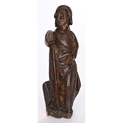 ALTARFIGUR (Christus oder Apostel) aus Brabanter E