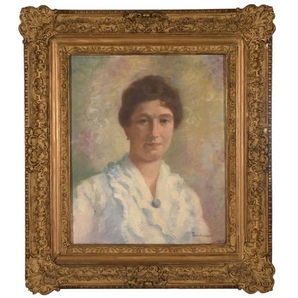 DAMELINCOURT Hubert. (1884-1917). «Portrait de fem