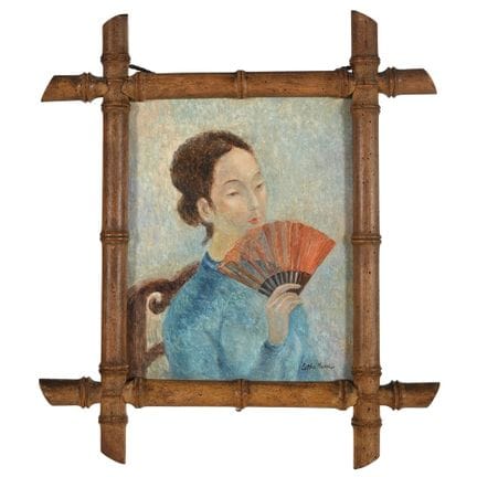 LE THI LUU. (1911-1988). «Portrait de jeune femme 