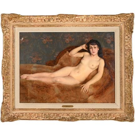 SIEFFERT Paul. (1874-1957). «Indolence». Huile sur
