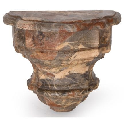 KLEINE WANDKONSOLE IM LOUIS-XIV-STIL aus Marmor in