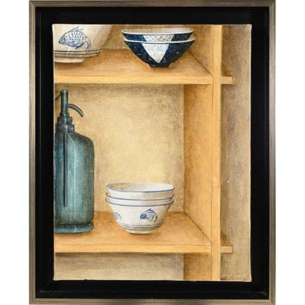 LEBEL Ibéria. “Still Life with a Siphon.” Oil on c