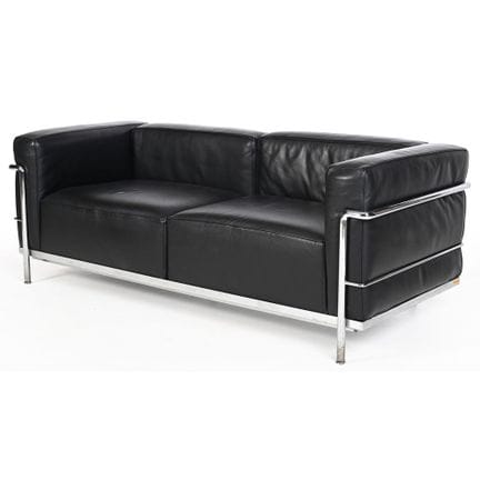 CASSINA dessiné par LE CORBUSIER. CANAPE LC2 en cu