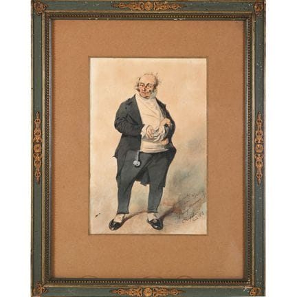 MONNIER, Henry Bonaventure. (1805-1877). «Retrato 