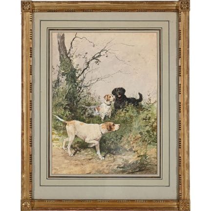 DE PENNE Olivier Charles. (1831-1897). «Cani all’a