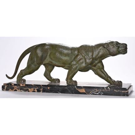 CHIPARUS Demeter. (1886-1947). «Felino che cammina