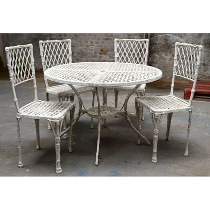 SET DA GIARDINO in metallo verniciato composto da 