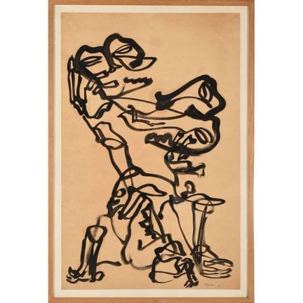 LAPICQUE, Charles (1898–1988). „Personnages“. Groß