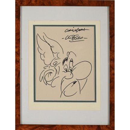UDERZO, Albert. (1927–2020). “Asterix.” Marker dra