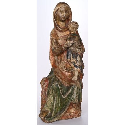 MADONNA MIT KIND IM MITTELALTERLICHEN STIL aus vie