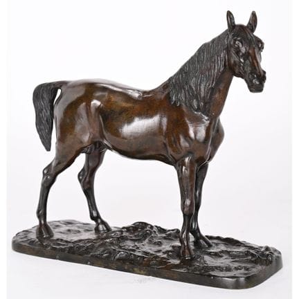 MENE Pierre-Jules. (1810-1879). «Cavallo arabo Ibr